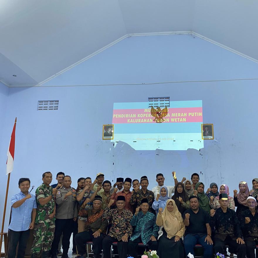 KOPDES MERAH PUTIH KALURAHAN TEMON WETAN SUDAH TERBENTUK