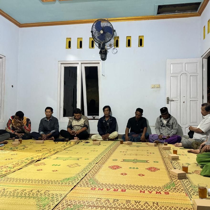 SOSIALISASI PEMBANGUNAN COR BLOK