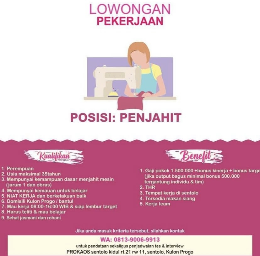 LOWONGAN KERJA PROKAOS