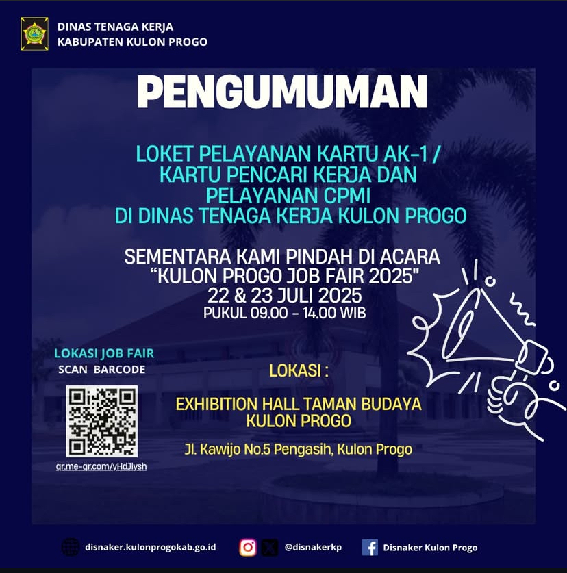 INFORMASI PENCARI AK-1 PINDAH LOKASI SEMENTARA